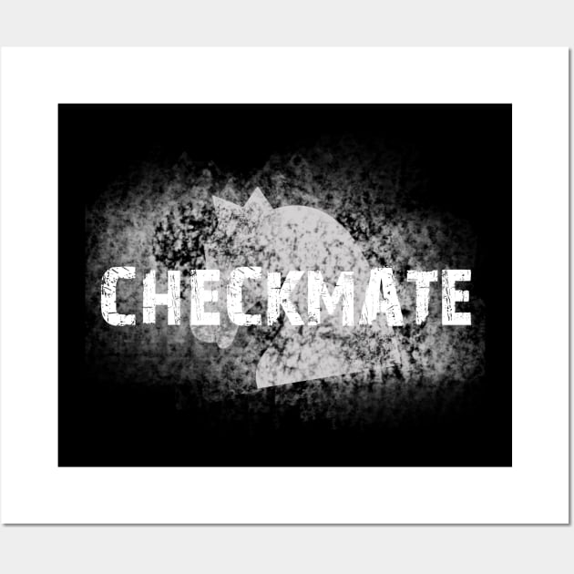 checkmate knight Wall Art by SpassmitShirts